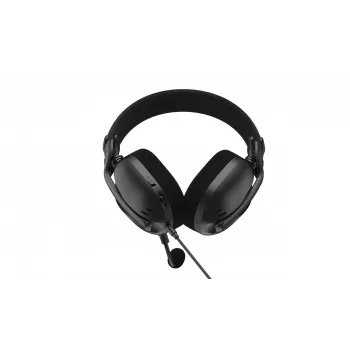 HATOR Hyperpunk 3 USB vadu spēļu austiņas, 40 mm, virtuālā 7.1 skaņa, USB-C / USB-A, melnas