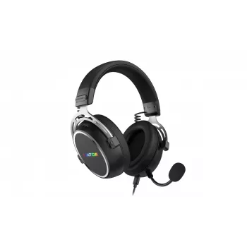 HATOR Hypergang 3 USB Bezvadu un vadu spēļu austiņas ar Bluetooth, USB Type-C/Type-A, melnas