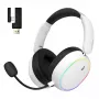 HATOR Phoenix 2 Wireless Bezvadu un vadu spēļu austiņas, USB Type-C / USB Type-A, Bluetooth, balta