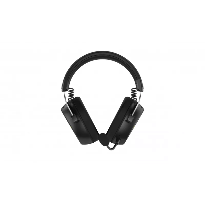 HATOR Hypergang 3 Wireless bezvadu austiņas, galvas saite, spēlēm, USB Type-C / USB Type-A, Bluetooth, melna