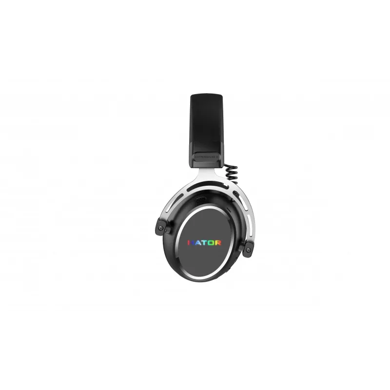 HATOR Hypergang 3 Wireless bezvadu austiņas, galvas saite, spēlēm, USB Type-C / USB Type-A, Bluetooth, melna