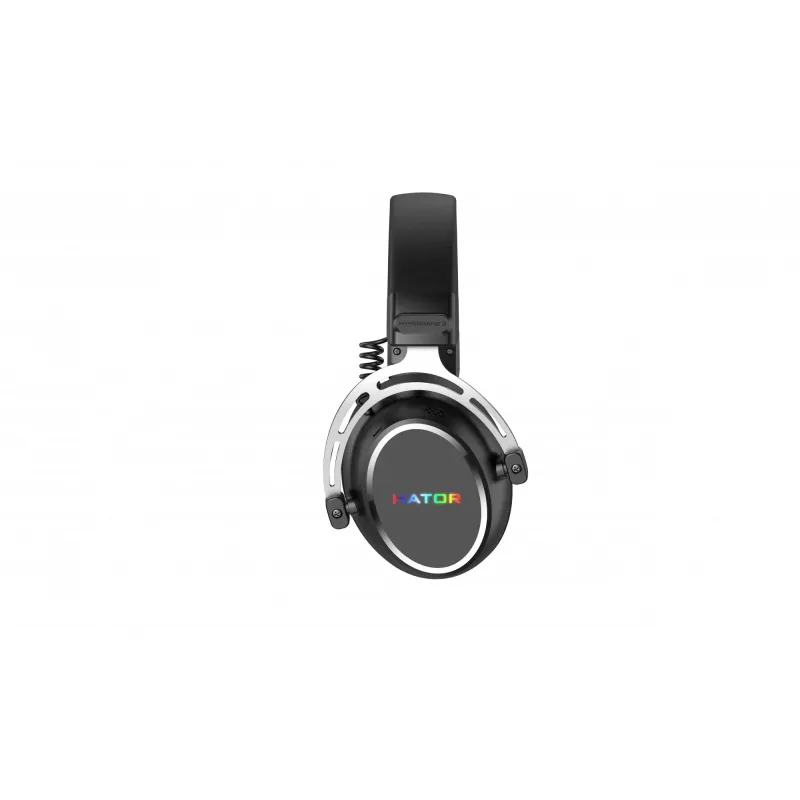 HATOR Hypergang 3 Wireless bezvadu austiņas, galvas saite, spēlēm, USB Type-C / USB Type-A, Bluetooth, melna