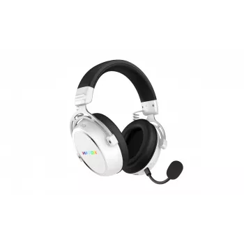 HATOR Hypergang 3 Wireless Bezvadu Spēļu Austiņas Galvas saite USB Type-C / USB Type-A Bluetooth Balta