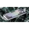 HATOR Rockfall 3 TKL Wireless, melna, QMK/VIA, OMA profila balti-melni taustiņu vāciņi, lineārie mehāniskie hotswap slēdži, US ANSI izkārtojums (HTK850)