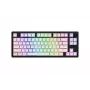 HATOR Skyfall Wireless 80 tastatūra Gaming USB + RF bezvadu + Bluetooth QWERTY US English Melna, Balta