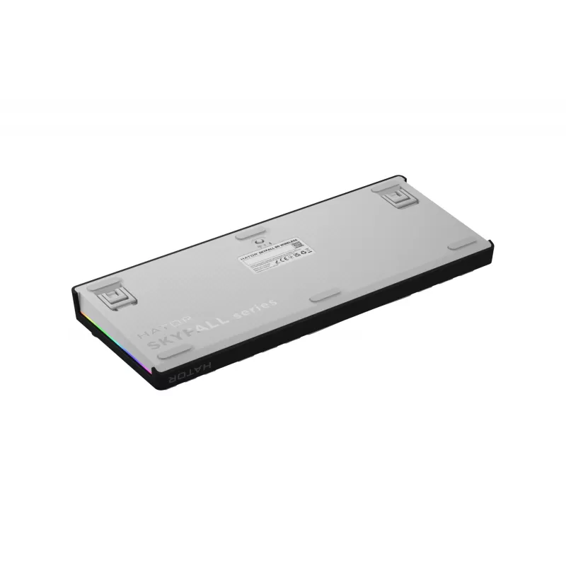 HATOR Skyfall Wireless 80 tastatūra Gaming USB + RF bezvadu + Bluetooth QWERTY US English Melna, Balta