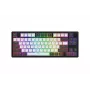 HATOR Skyfall Pro Wireless 80 tastatūra Gaming USB + RF Wireless + Bluetooth QWERTY US Angļu Melna, Pelēka
