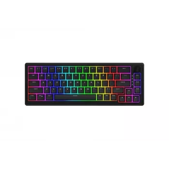 HATOR Skyfall 65 vadu mehāniskā tastatūra, USB-C, Aurum Sterling slēdži, 70M klikšķi, RGB, melna, 790g