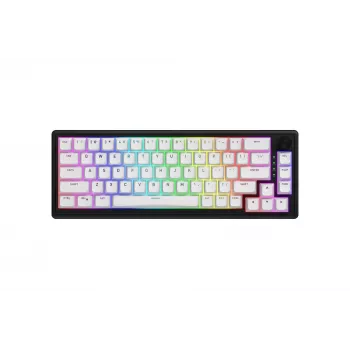 HATOR Skyfall Wireless 65 tastatūra Gaming USB + RF Wireless + Bluetooth QWERTY US English Melns, Balts