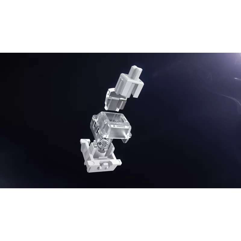 HATOR Skyfall 65 MAG ULTRA 8K tastatūra Gaming USB QWERTY US Angļu Melna, Balta