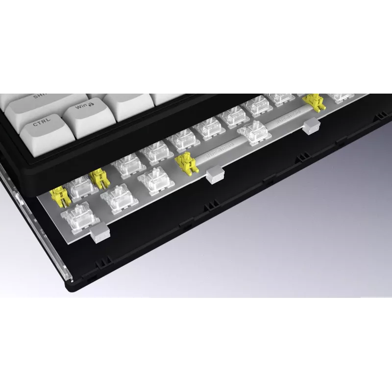 HATOR Skyfall 65 MAG ULTRA 8K tastatūra Gaming USB QWERTY US Angļu Melna, Balta