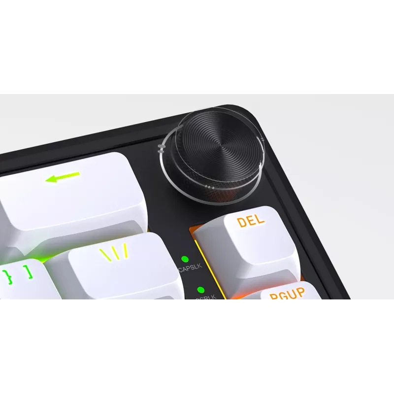 HATOR Skyfall 65 MAG ULTRA 8K tastatūra Gaming USB QWERTY US Angļu Melna, Balta