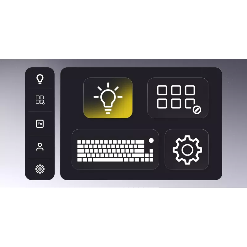 HATOR Skyfall 65 MAG ULTRA 8K tastatūra Gaming USB QWERTY US Angļu Melna, Balta