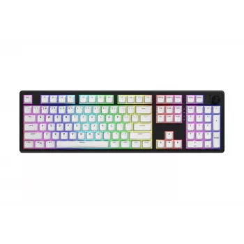 HATOR Skyfall Wireless 100 tastatūra Gaming USB + RF Wireless + Bluetooth QWERTY US English Melns, Balts
