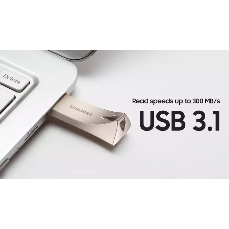 Samsung MUF-128BE USB zibatmiņa 128 GB USB Type-A 3.2 Gen 1 (3.1 Gen 1) Sudraba