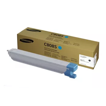 Tonera kasetne Samsung CLT-C808S Ciāna, oriģināla, lāzera, ražība 20 000 lapas, 1 gab.