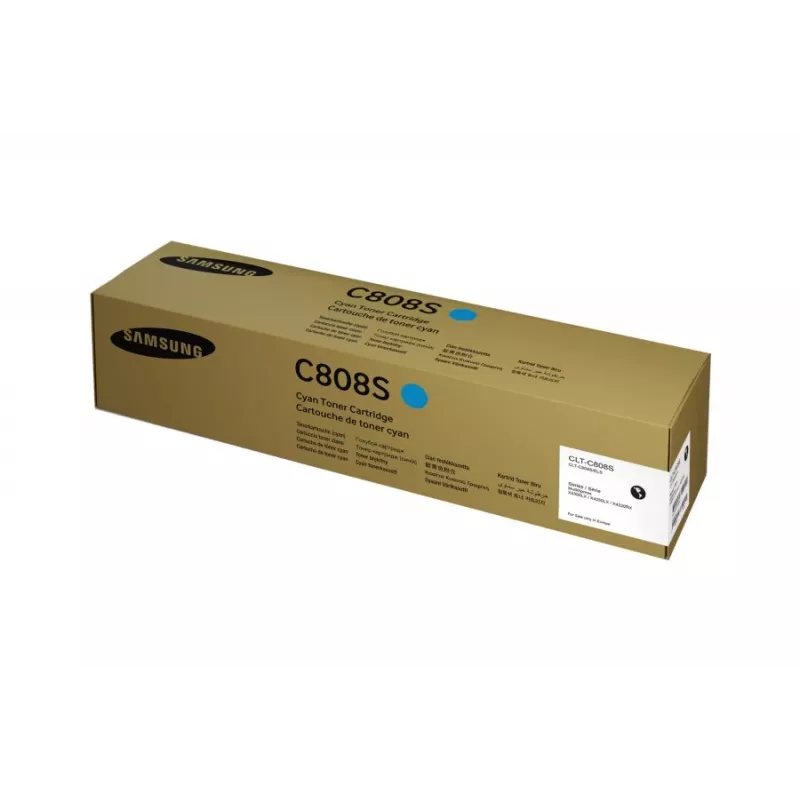 Tonera kasetne Samsung CLT-C808S Ciāna, oriģināla, lāzera, ražība 20 000 lapas, 1 gab.