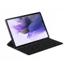 Samsung EF-DT730BBGGDE — tastatūra planšetdatoram, Pogo Pin QWERTZ, melna, Galaxy Tab S7+/S7 FE