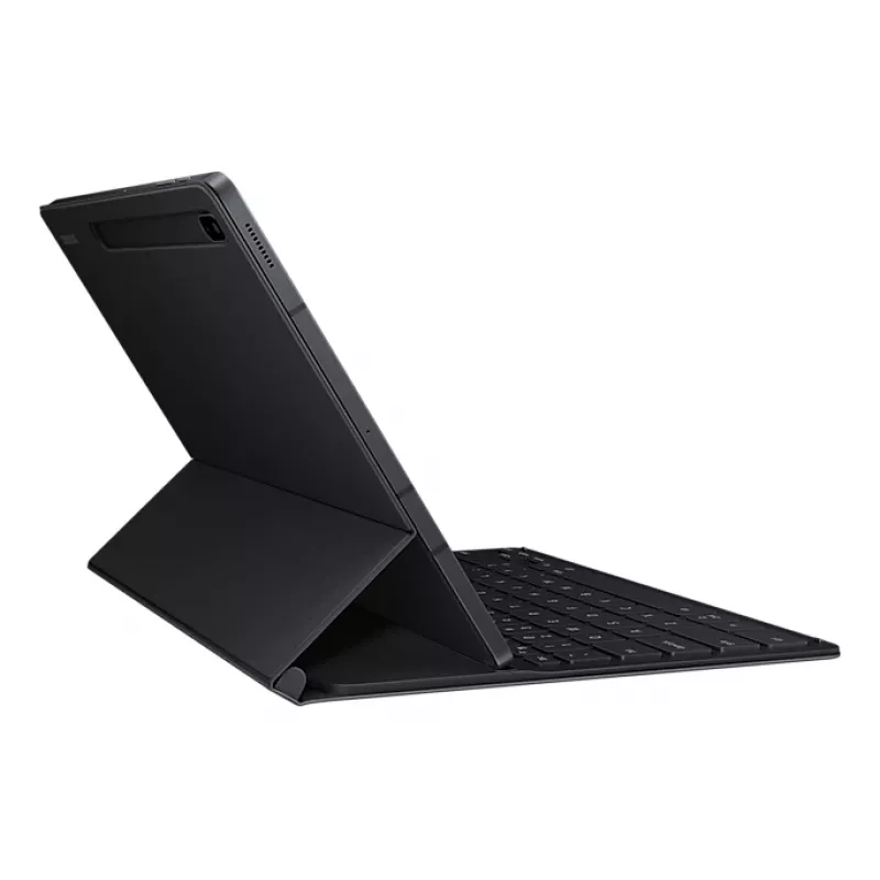 Samsung EF-DT730BBGGDE — tastatūra planšetdatoram, Pogo Pin QWERTZ, melna, Galaxy Tab S7+/S7 FE