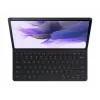 Samsung EF-DT730BBGGDE — tastatūra planšetdatoram, Pogo Pin QWERTZ, melna, Galaxy Tab S7+/S7 FE