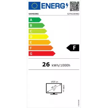 Samsung LS27AG304NU monitors 27 colli (68.6 cm) Full HD LED melns