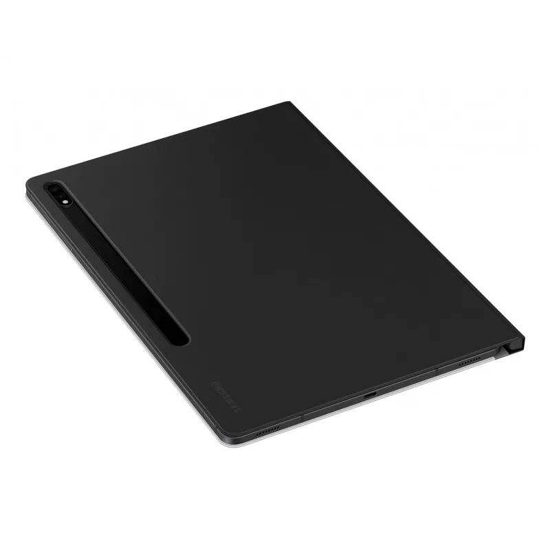 Samsung EF-ZX800P vāka korpuss planšetdatoram Galaxy Tab S8+ / S7+ / S7 FE, 12.7 collu ekrānam, melns