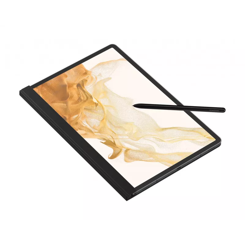Samsung EF-ZX800P vāka korpuss planšetdatoram Galaxy Tab S8+ / S7+ / S7 FE, 12.7 collu ekrānam, melns