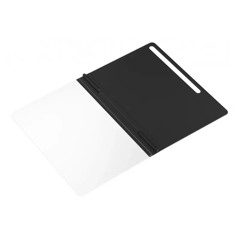 Samsung EF-ZX800P vāka korpuss planšetdatoram Galaxy Tab S8+ / S7+ / S7 FE, 12.7 collu ekrānam, melns