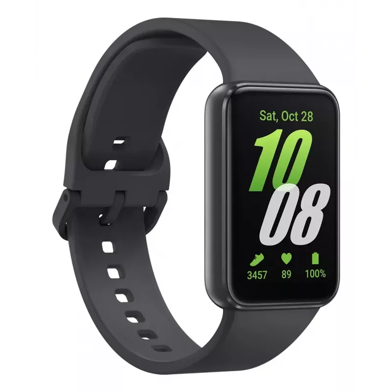 Samsung Galaxy Fit3 4.06 cm (1.6 collu) AMOLED 40 mm Digitāls 256 x 402 pikseļi Skārienekrāns Pelēks