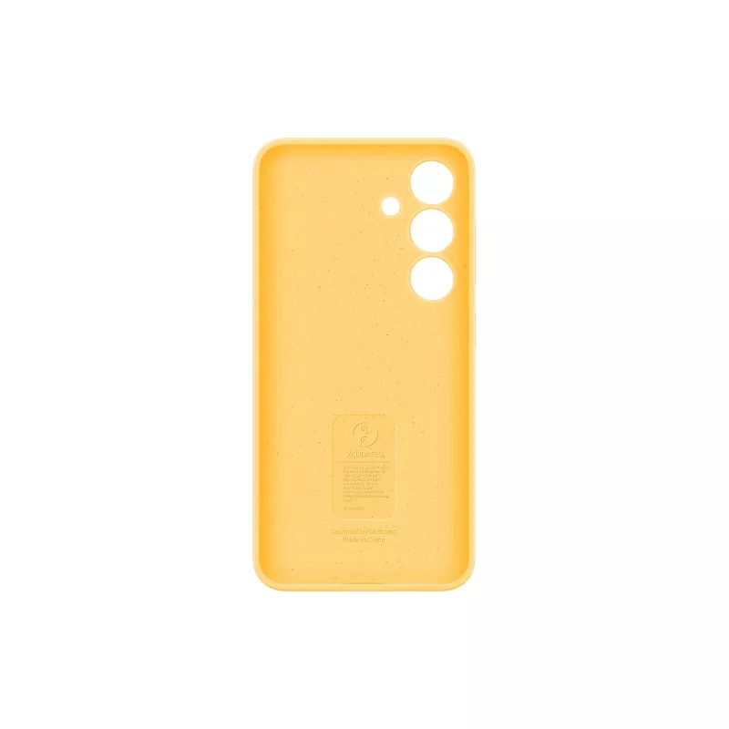 Samsung Galaxy S24 dzeltena silikona maciņa Monochromatic snug fit