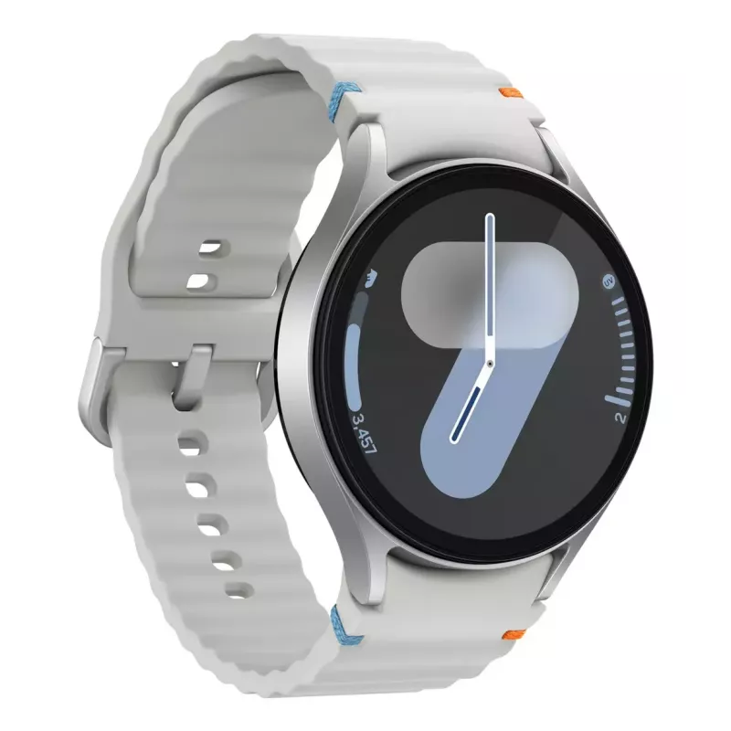 Samsung Galaxy Watch7 3,81 cm (1,5 collu) AMOLED 44 mm Digitāls 480 x 480 pikseļi Skārienekrāns 4G Sudrabs Wi-Fi GPS (satelīts)