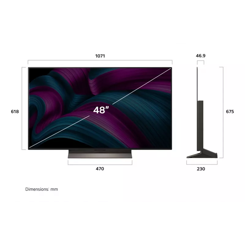 LG OLED evo AI 48 collu C5 4K Smart TV