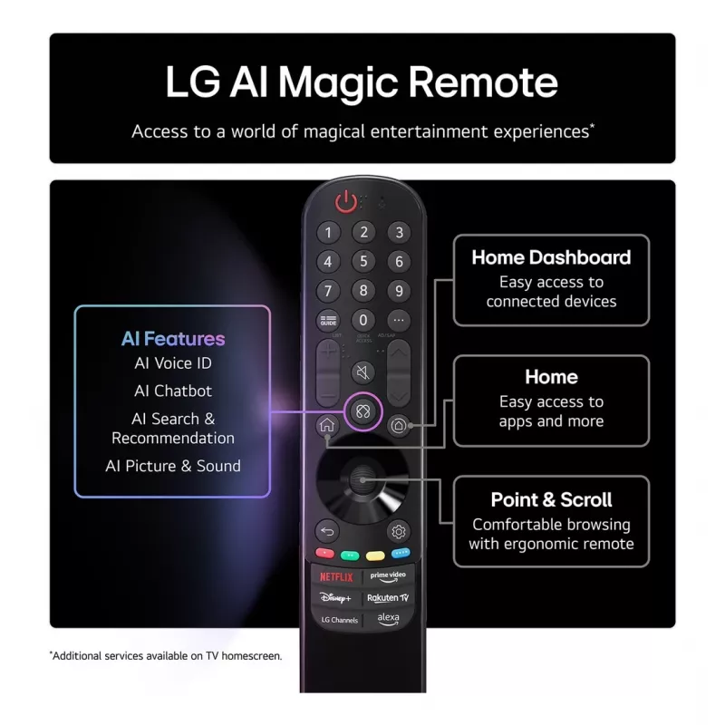 LG OLED evo AI 65 collu C5 4K Smart TV