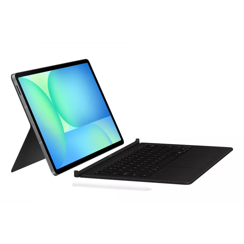 Samsung EF-DX625 QWERTY Pogo Pin Melna tastatūra Galaxy Tab S10 FE+