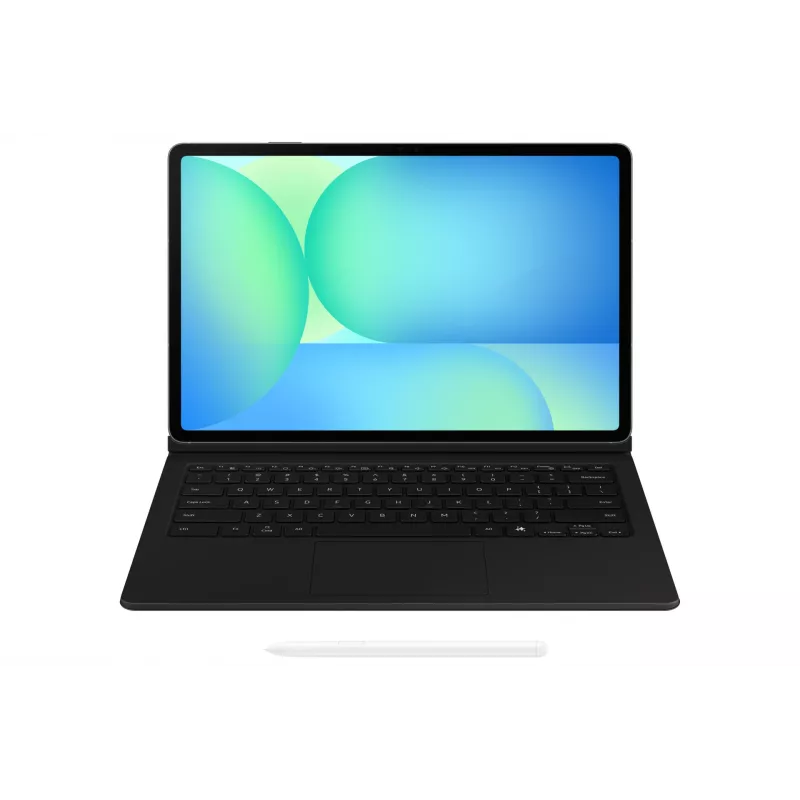 Samsung EF-DX625 QWERTY Pogo Pin Melna tastatūra Galaxy Tab S10 FE+