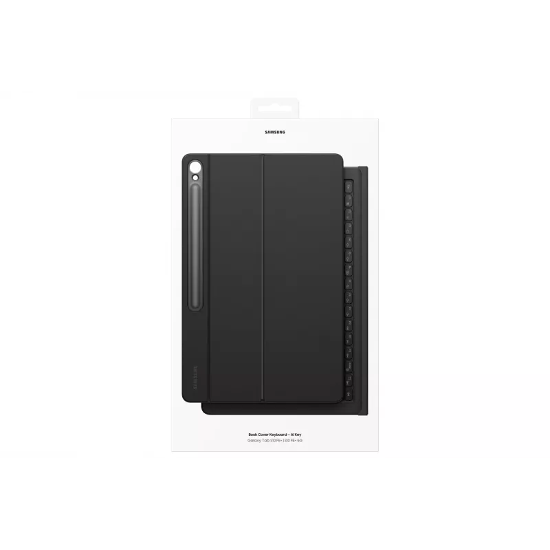 Samsung EF-DX625 QWERTY Pogo Pin Melna tastatūra Galaxy Tab S10 FE+