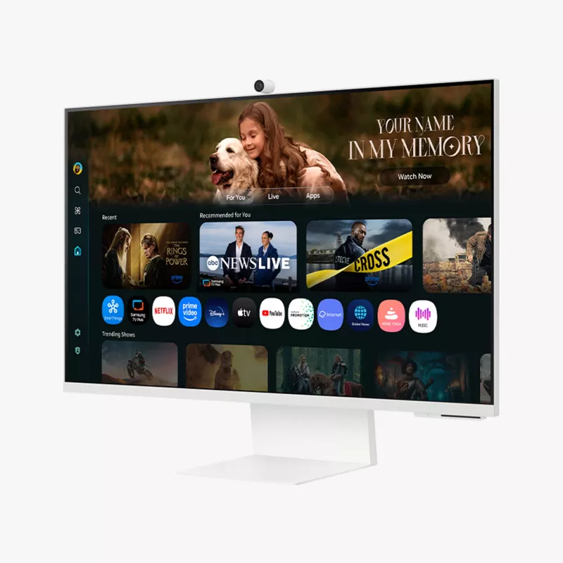 Samsung M8 M80F datora monitors 81,3 cm (32 inch) 3840 x 2160 pikseļi 4K Ultra HD LCD Balts