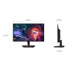 Samsung G50F 27 collu OLED monitors, 2560x1440 Quad HD, 0.03 ms, melns