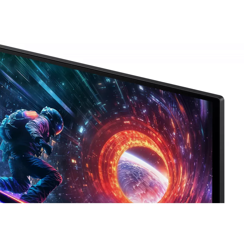 Samsung G50F 27 collu OLED monitors, 2560x1440 Quad HD, 0.03 ms, melns