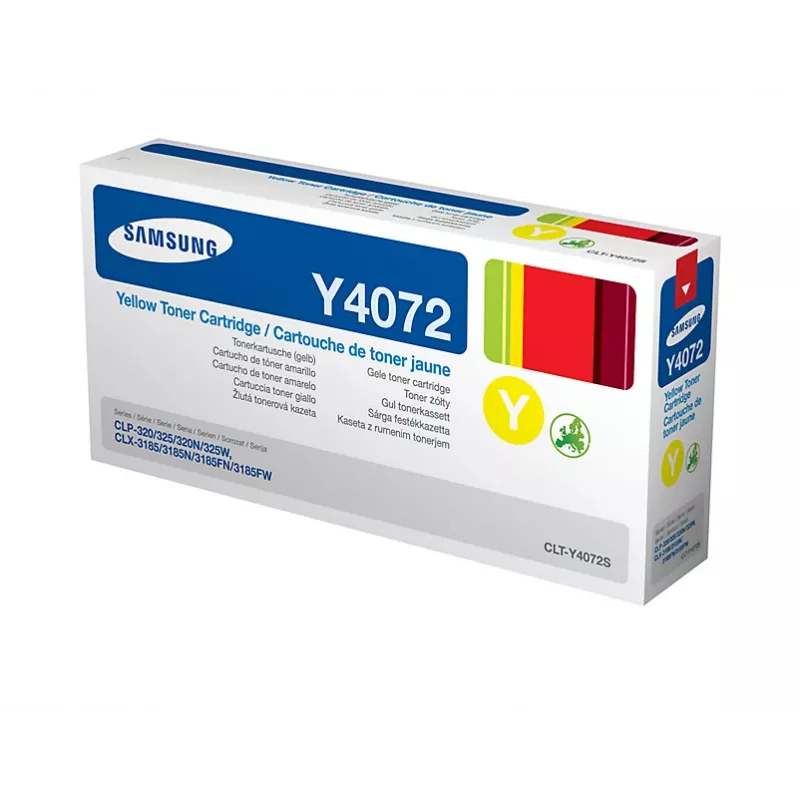 Samsung CLT-Y4072S oriģināls dzeltenas krāsas tonera kasetne 1000 lpp.