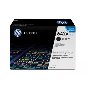 HP 642A melna oriģinālā lāzerprintera tonera kasetne 1 gab.