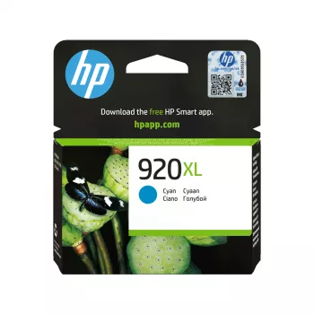 HP 920XL augstas ražības ciāna oriģinālā tintes kasetne, ciāna, 1 gab., 700 lapas