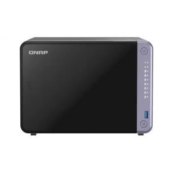 QNAP TS-632X-4G NAS/serveris torņa korpusā, 6 sloti, Alpine AL-524, 4 GB DDR4, QNAP QTS, Melns