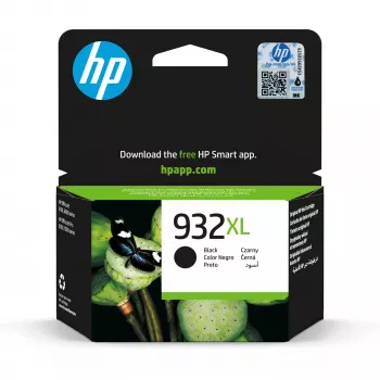 HP 932XL High Yield Black Original Ink Cartridge, Melns, 1 gab., 1000 lapas