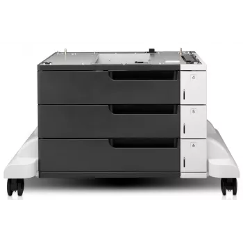 HP LaserJet 3x500 lokšņu padevējs un statīvs