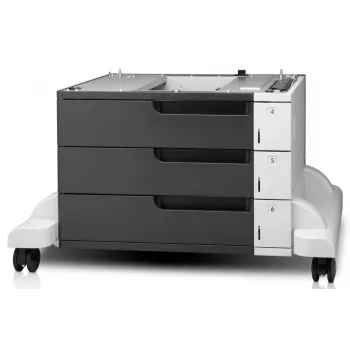 HP LaserJet 3x500 lokšņu padevējs un statīvs