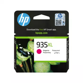 HP 935XL High Yield Magenta oriģinālā tintes kasetne, fuksīna, 1 gab., 825 lpp.