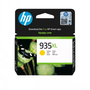 HP 935XL High Yield Yellow Original Ink Cartridge, dzeltens, 1 gab., 825 lapas