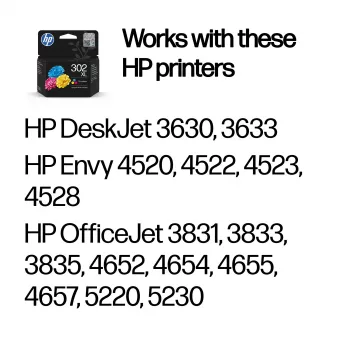 HP 302XL High Yield Tri-color oriģinālā tintes kasetne, ciāna, magenta, dzeltena, 1 gab., 300 lapas