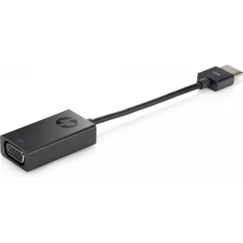 HP HDMI uz VGA adapteris, HDMI (A tipa) uz VGA (D-Sub), vīrišķais/sieviešu, melns